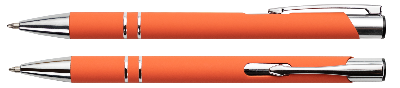 Długopis metalowy COSMO Rubber z Twoim grawerem - 500szt.