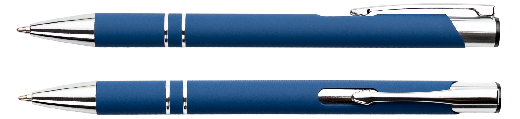 Długopis metalowy COSMO Rubber z Twoim grawerem - 500szt.